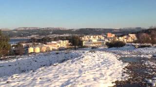 Neige sur le Pech des Moulins !