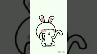 #cutebunnydancevideo#whatsappstatus#cartoonworldchannel#funnyshorts