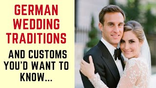 German Wedding Traditions and Customs You'd Want to Know 🌱💰👠💍🕺🏻💃🏻