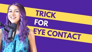 Awesome trick for eye contact on zoom