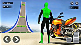 Superhero Bike Stunt Gt Racing || 🔥🔥 Bike racing || Ramp Bike Stunt @LiveGamingZone  #bikegames