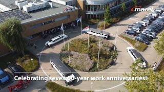 Marel Boxmeer celebrates seven 50-years work anniversaries