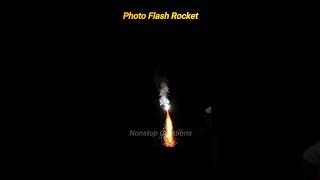 Photo Flash Rocket Experiment | Crackers Experiments #shorts #new #amazing