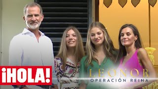 ¿A quién se parece más la princesa LEONOR? ¿Cómo es la relación con sus padres?