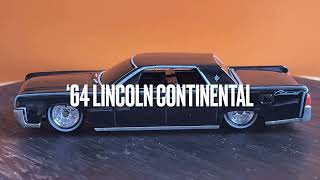 Hot Wheels '64 Lincoln Continental Black  - 2022 Replica Entertainment: The Matrix