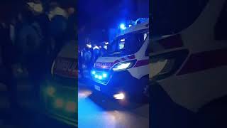 ambulanza croce rossa italiana di Alba (cn). per emergenza.