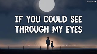 I Feel Like These Lyrics Came From ABOVE 🙏🏽 (Official Lyrics Video - Through My Eyes)