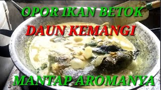 IKAN BETOK DAUN KEMANGI JUOSSS#ikanbetok.