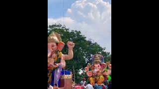 Today at Tankbund for nimarjanam Ganesha's in queue #ganeshnimajjanam #shorts #ytshorts #tankbund