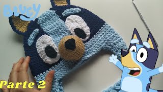 Gorro de BLUEY parte 2 Crochet paso a paso