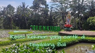 Lunch at Green Kubu Cafe - Tegalalang - Bali