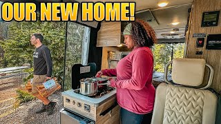 We Swapped Van Life for NEW Tiny Luxury RV (RV Tour) - RV LIFE