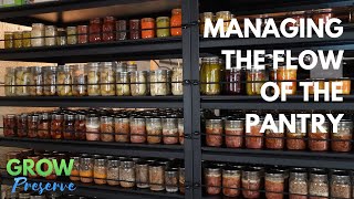 Managing the Stock Flow of the Canning Pantry || Canning Pantry Tour Spring 2023