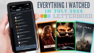 What I watched in July 2024 | Letterboxd Edition