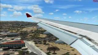 FSX Landing an A330 in Mumbai