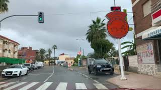 Rain today. Bank and a drive from Bolnuevo.