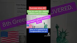 120 + GREEN CARDS in just 15 months