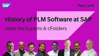 PLM Time Machine History of PLM Software at SAP P1 | Meet the Experts & cFolders