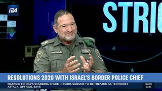 Exclusive - i24News. Commander of the Israeli Border Patrol Police Unit. Strictly Security.