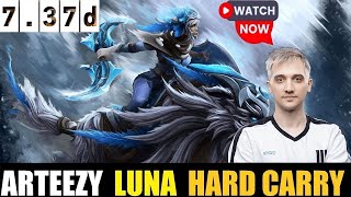 🤯 ARTEEZY [LUNA] HC 7.37D - DOTA 2 HIGHEST MMR MATCH #dota2   #dota2gameplay  #arteezy