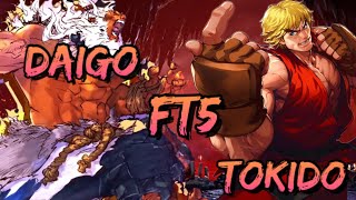 [SF6] AMAZING! FT5 Set Daigo vs Tokido [Street Fighter 6]