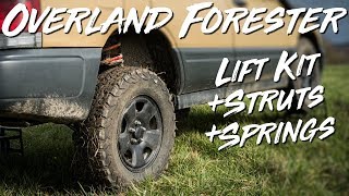 LIFT KIT and SUSPENSION ... The OVERLAND SUBARU FORESTER PERFECT SETUP !