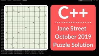 Jane Street October 2019 Puzzle Solution