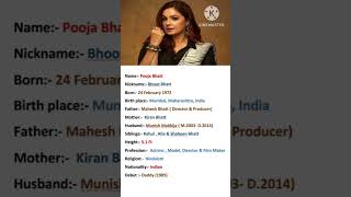 Pooja Bhatt Biography In hai #PN Meena9352#viral #viralvideo #shorts #short #trending #youtubeshorts