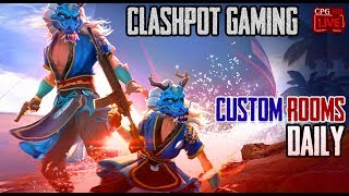 FREE ENTRY CUSTOM ROOMS DAILY in PUBG MOBILE LIVE | ClashPot - Apr 19