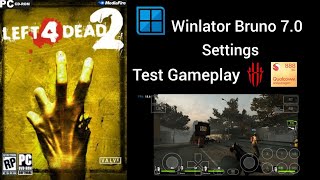 Winlator Bruno 7.0 Gameplay Left4 Dead 2 Test Red Magic 6 Pro SD888