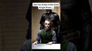 Did You Know in The DARK KNIGHT Series#shorts