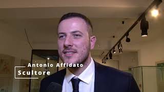 Antonio Affidato Scultore Crotone Inaugurazione mostra  17 03 2023