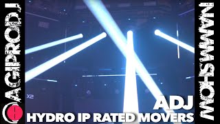 ADJ HYDRO BEAM X1/WASH X7/WASH X19/BEAM X2 IP RATED Moving Heads FIRST LOOK NAMM 2020 | agiprodj.com