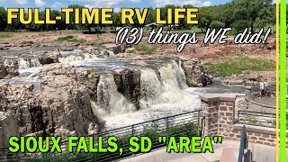 SIOUX FALLS SOUTH DAKOTA AREA | 13 INTERESTING & UNIQUE THINGS TO DO | FULL-TIME RV LIVING | EP232