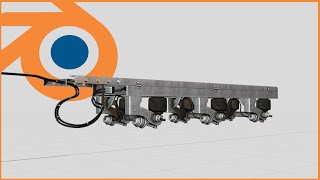 New chassis models for the reefer - modeling Blender Tools