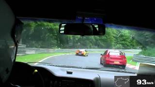 Following my friend's EVO 8 on the Nurburgring