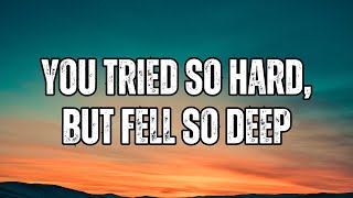 You tried so hard, but fell so deep | When life knocks you down, find the strength to get back up!