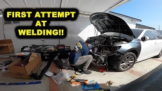 WELDING MY CAR BACK TOGETHER!!