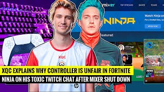 XQC Explains Why Controller is UNFAIR in Fortnite | Ninja on How TOXIC Twitch Chat is After Mixer