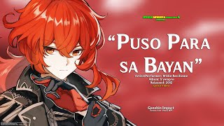 Puso Para Sa Bayan - Willie Revillame (Lyrics Video ft. Genshin Impact) (4K)