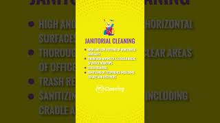 NG FAQ | What do our janitorial cleaning services include?🤔