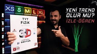 2024 | 3D'nin Shorts'lu YEPYENİ TYT Fizik Video Ders Defterini İnceledim! Seveceksiniz!