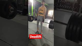 Deadlift Exercise in Gym