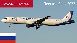 Ural Airlines Fleet as of July 2022