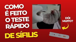 ASSISTA ANTES DE FAZER O TESTE RÁPIDO DE SÍFILIS