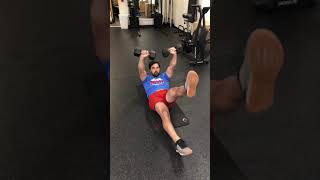 Dual Dumbbell Hollow Flutter Kicks