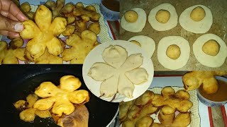 Flower samosa recipe |  different and new style samosa recipe | easy samosa recipe