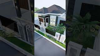 Rumah 13x15 Meter MINIMALIS SEDERHANA #rumahminimalis #rumahgaris #shortsviral  #fyp