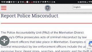 Manhattan district Attorney please press charges on NYPD criminal Sean T Walsh.