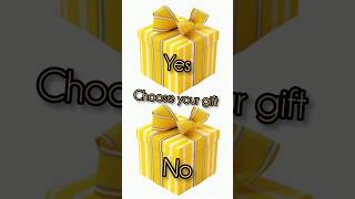 Choose your gift box yes vs no #viral #trending #short